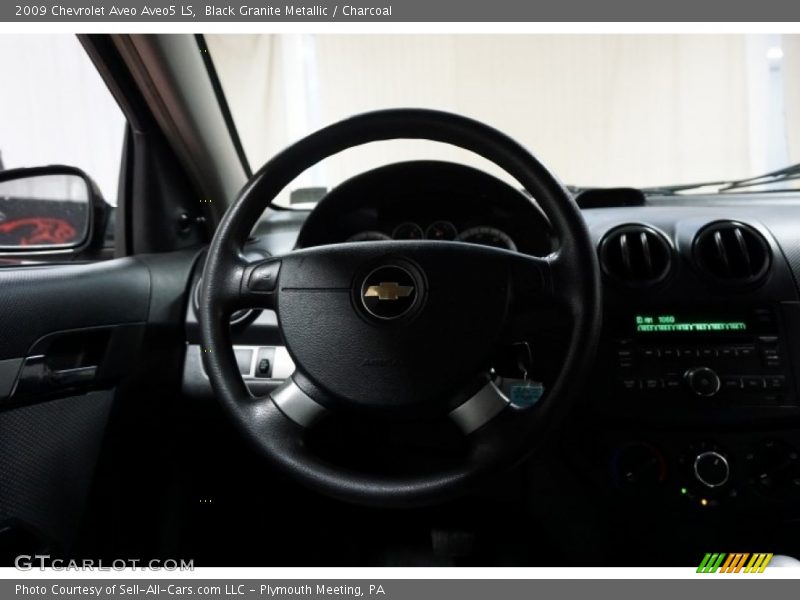Black Granite Metallic / Charcoal 2009 Chevrolet Aveo Aveo5 LS