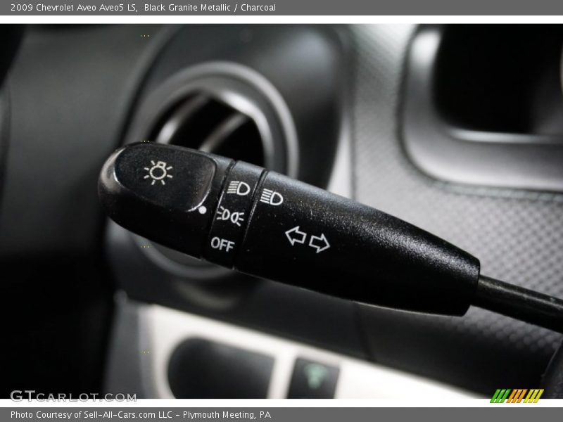 Black Granite Metallic / Charcoal 2009 Chevrolet Aveo Aveo5 LS