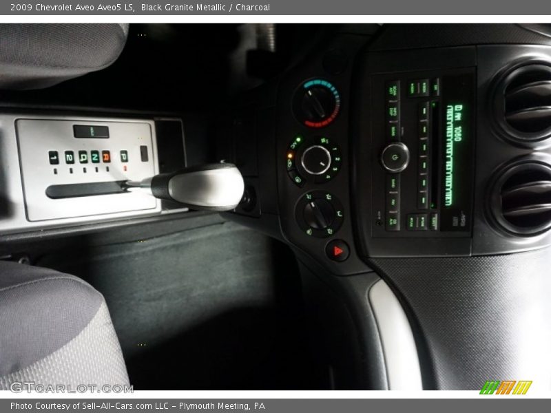 Black Granite Metallic / Charcoal 2009 Chevrolet Aveo Aveo5 LS