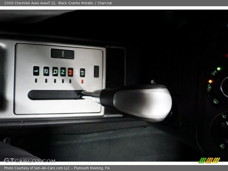 Black Granite Metallic / Charcoal 2009 Chevrolet Aveo Aveo5 LS
