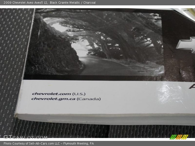 Black Granite Metallic / Charcoal 2009 Chevrolet Aveo Aveo5 LS
