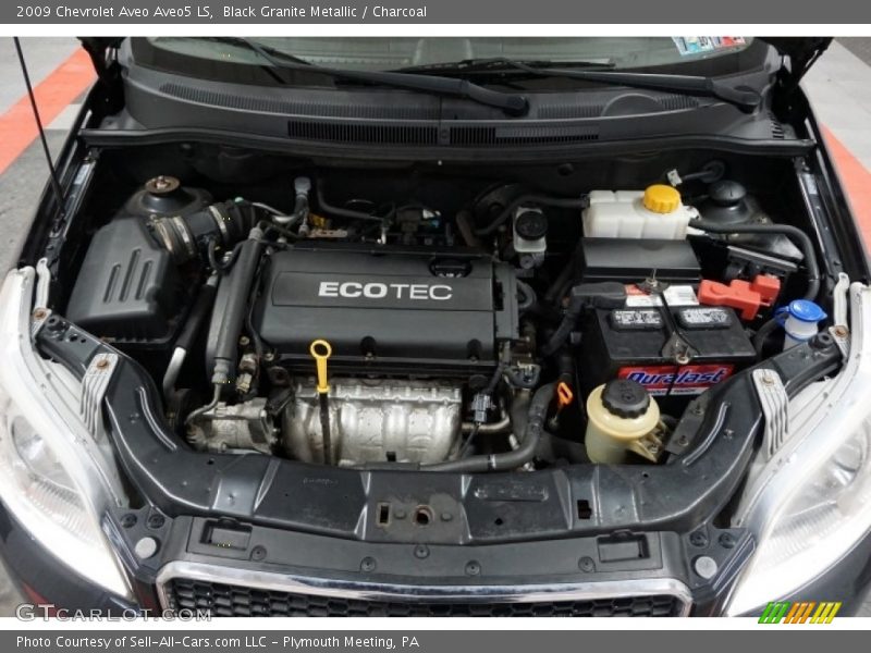 Black Granite Metallic / Charcoal 2009 Chevrolet Aveo Aveo5 LS