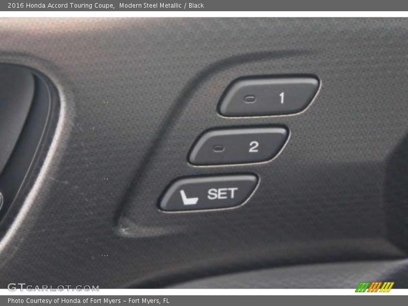 Modern Steel Metallic / Black 2016 Honda Accord Touring Coupe