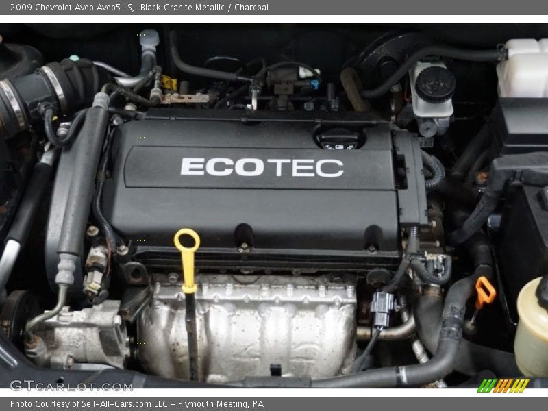 Black Granite Metallic / Charcoal 2009 Chevrolet Aveo Aveo5 LS