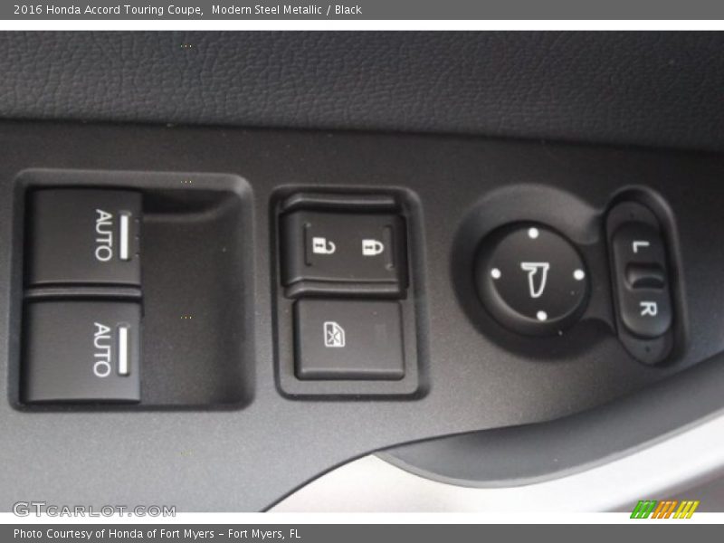 Modern Steel Metallic / Black 2016 Honda Accord Touring Coupe
