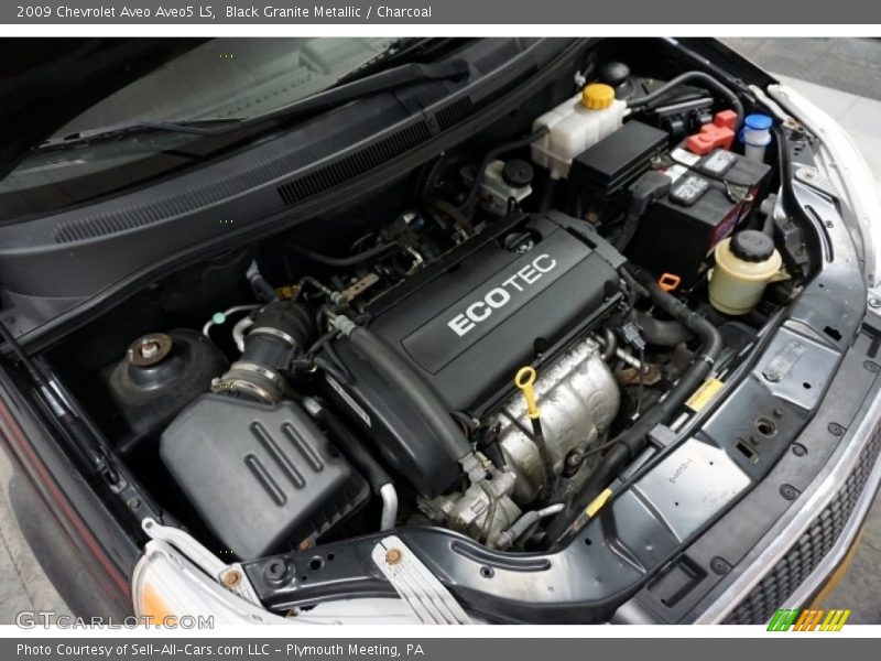 Black Granite Metallic / Charcoal 2009 Chevrolet Aveo Aveo5 LS