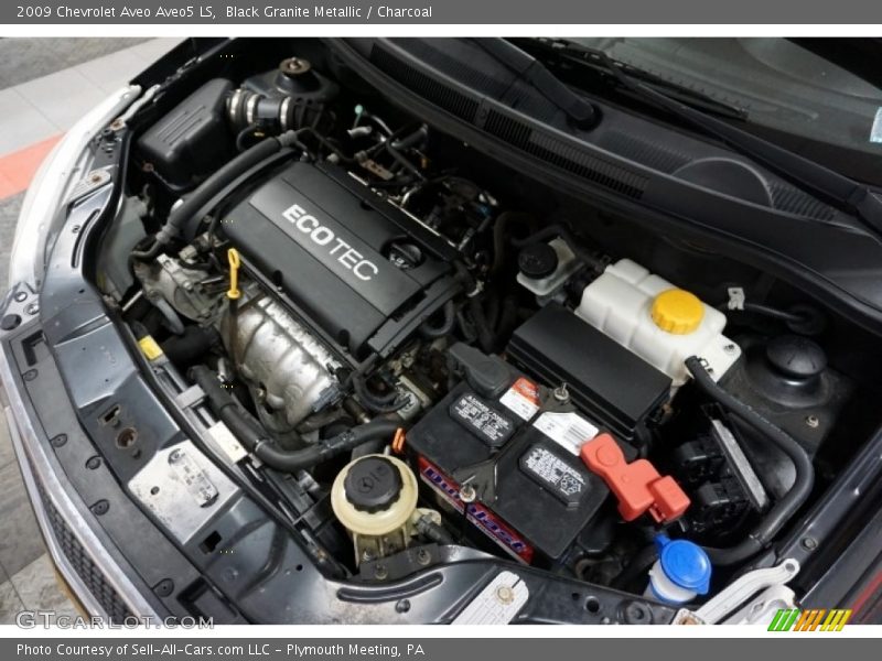 Black Granite Metallic / Charcoal 2009 Chevrolet Aveo Aveo5 LS