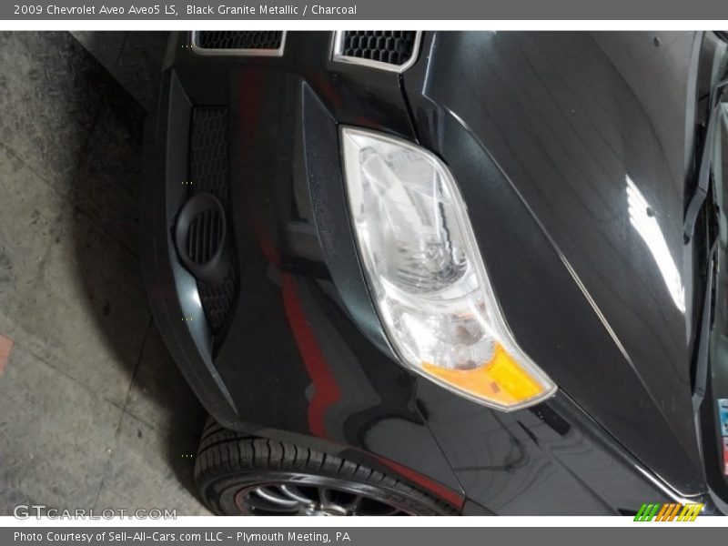 Black Granite Metallic / Charcoal 2009 Chevrolet Aveo Aveo5 LS
