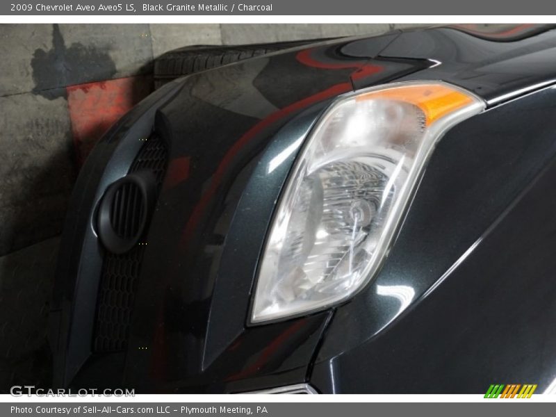 Black Granite Metallic / Charcoal 2009 Chevrolet Aveo Aveo5 LS