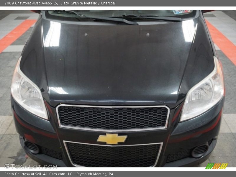 Black Granite Metallic / Charcoal 2009 Chevrolet Aveo Aveo5 LS