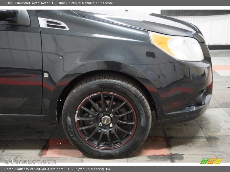 Black Granite Metallic / Charcoal 2009 Chevrolet Aveo Aveo5 LS