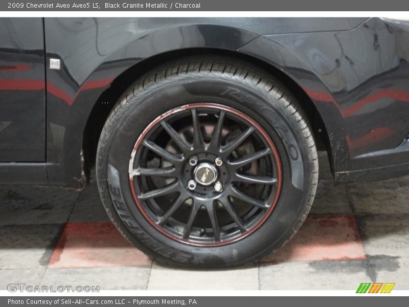 Black Granite Metallic / Charcoal 2009 Chevrolet Aveo Aveo5 LS