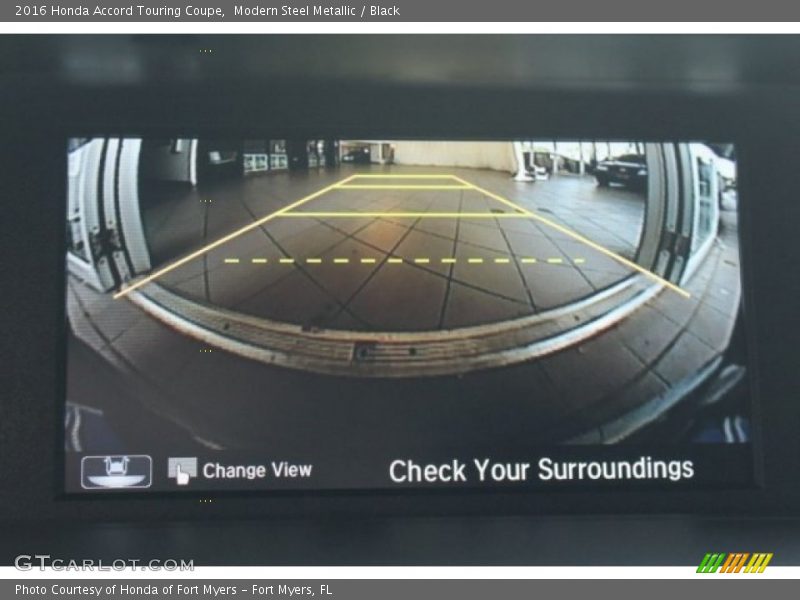 Modern Steel Metallic / Black 2016 Honda Accord Touring Coupe