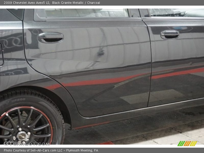 Black Granite Metallic / Charcoal 2009 Chevrolet Aveo Aveo5 LS