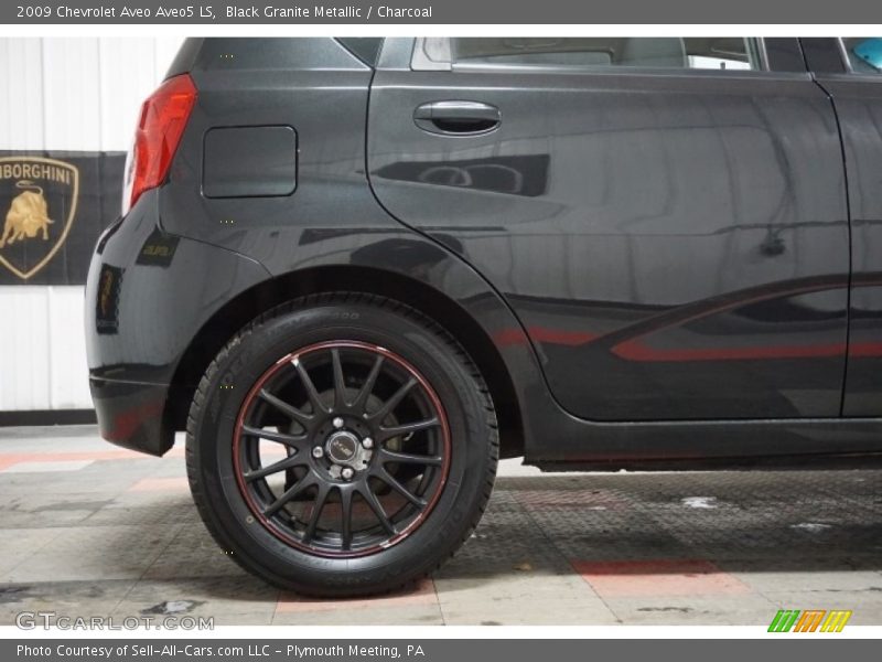 Black Granite Metallic / Charcoal 2009 Chevrolet Aveo Aveo5 LS