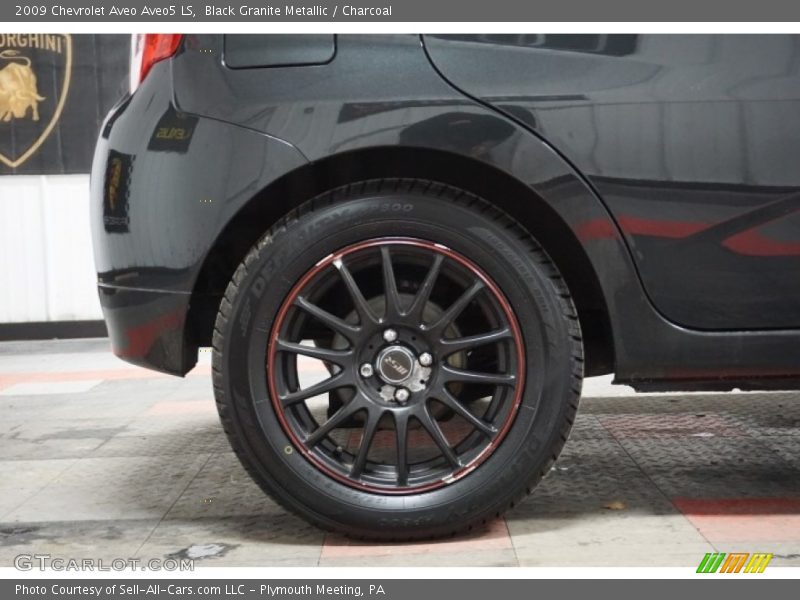 Black Granite Metallic / Charcoal 2009 Chevrolet Aveo Aveo5 LS