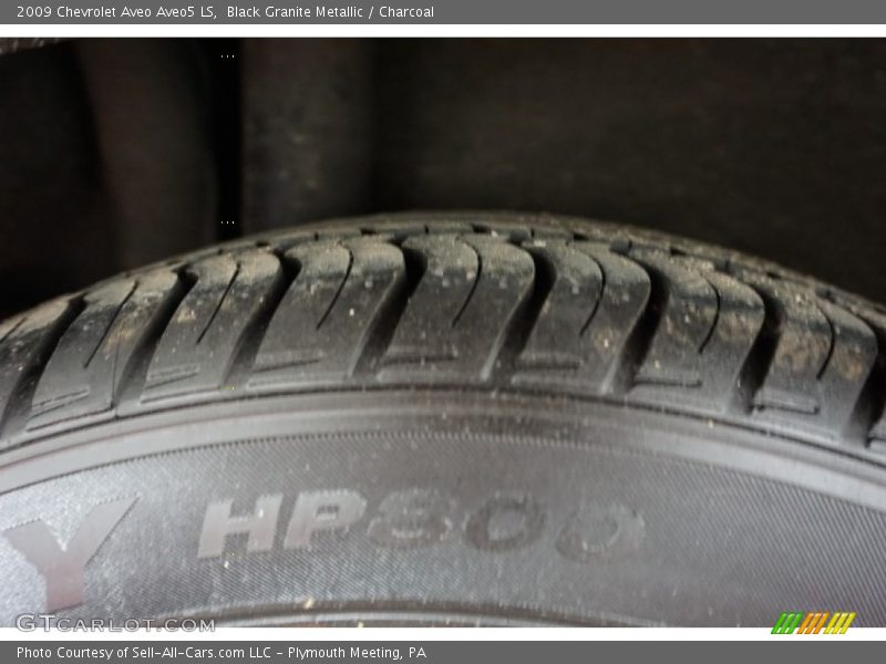 Black Granite Metallic / Charcoal 2009 Chevrolet Aveo Aveo5 LS