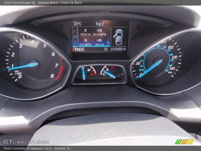 Shadow Black / Charcoal Black 2016 Ford Escape SE