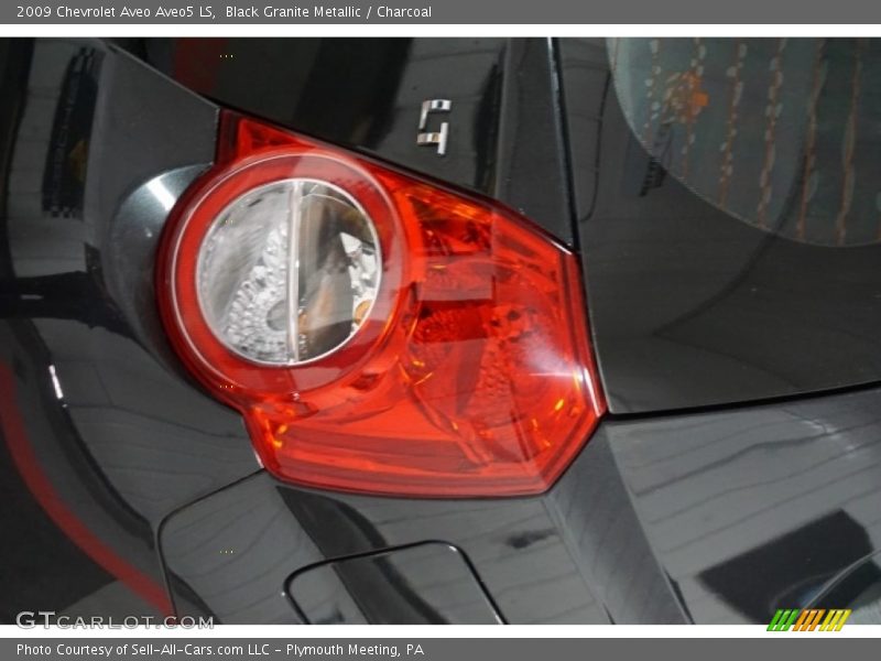 Black Granite Metallic / Charcoal 2009 Chevrolet Aveo Aveo5 LS
