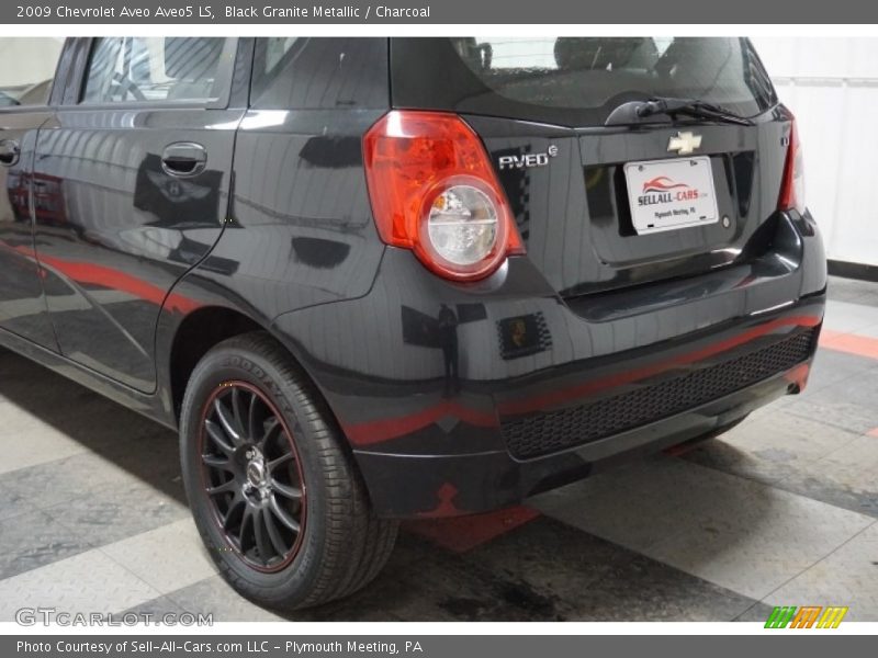 Black Granite Metallic / Charcoal 2009 Chevrolet Aveo Aveo5 LS