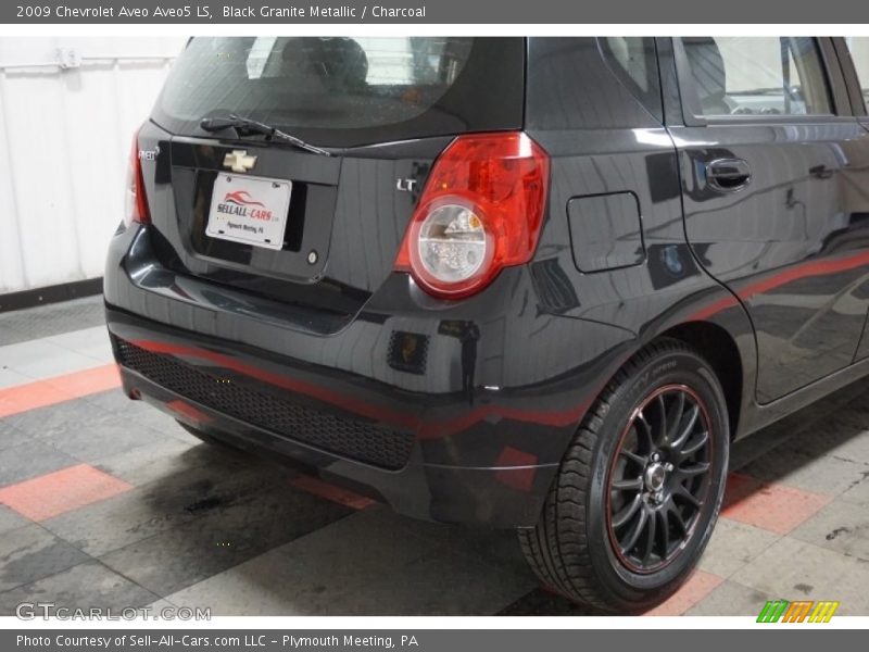 Black Granite Metallic / Charcoal 2009 Chevrolet Aveo Aveo5 LS