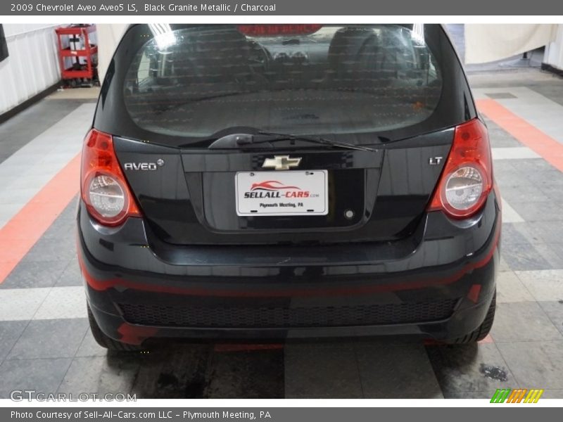 Black Granite Metallic / Charcoal 2009 Chevrolet Aveo Aveo5 LS