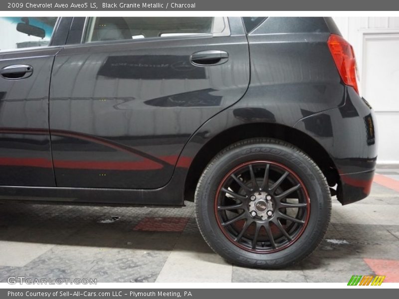 Black Granite Metallic / Charcoal 2009 Chevrolet Aveo Aveo5 LS
