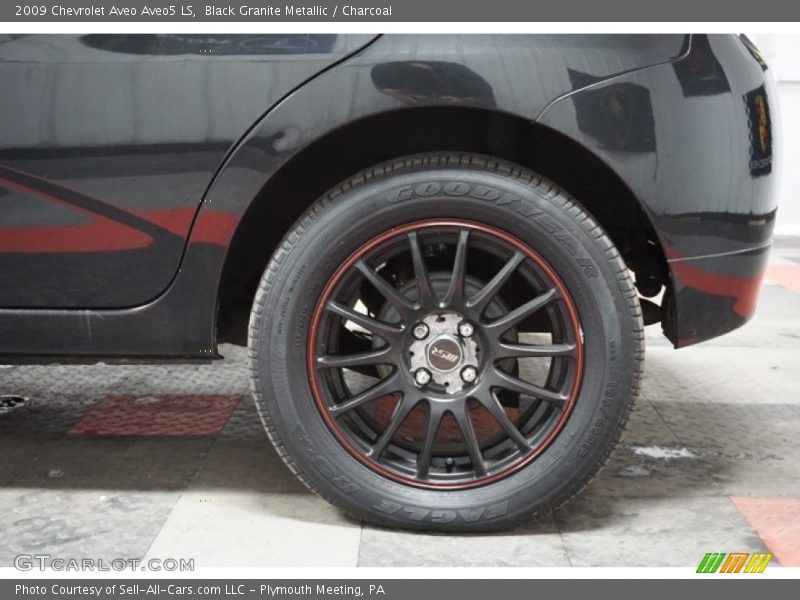 Black Granite Metallic / Charcoal 2009 Chevrolet Aveo Aveo5 LS