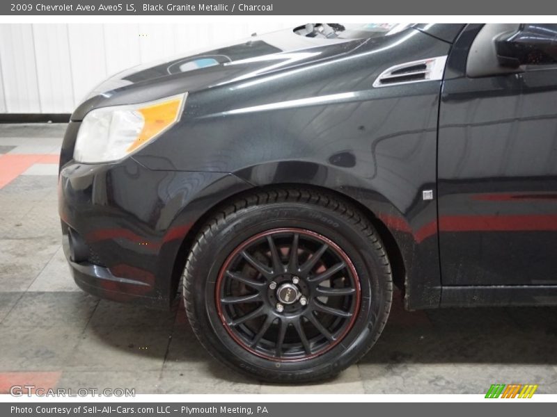 Black Granite Metallic / Charcoal 2009 Chevrolet Aveo Aveo5 LS