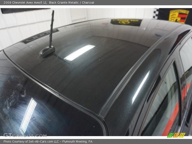 Black Granite Metallic / Charcoal 2009 Chevrolet Aveo Aveo5 LS