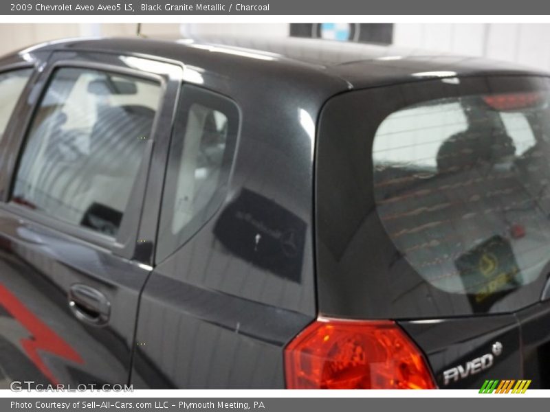 Black Granite Metallic / Charcoal 2009 Chevrolet Aveo Aveo5 LS