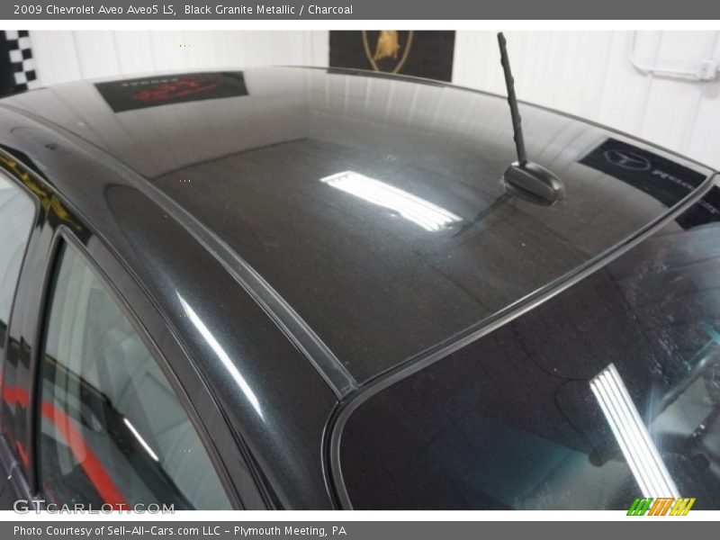 Black Granite Metallic / Charcoal 2009 Chevrolet Aveo Aveo5 LS