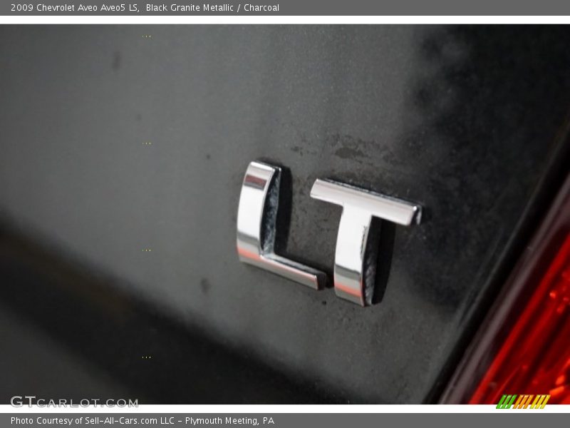 Black Granite Metallic / Charcoal 2009 Chevrolet Aveo Aveo5 LS