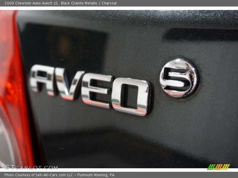 Black Granite Metallic / Charcoal 2009 Chevrolet Aveo Aveo5 LS