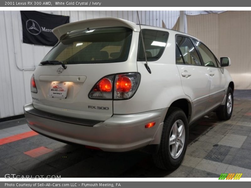 White Gold Crystal / Ivory 2001 Lexus RX 300 AWD