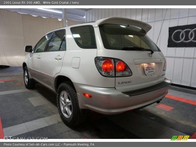 White Gold Crystal / Ivory 2001 Lexus RX 300 AWD