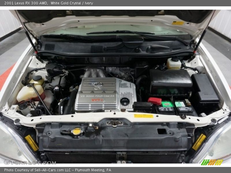 White Gold Crystal / Ivory 2001 Lexus RX 300 AWD