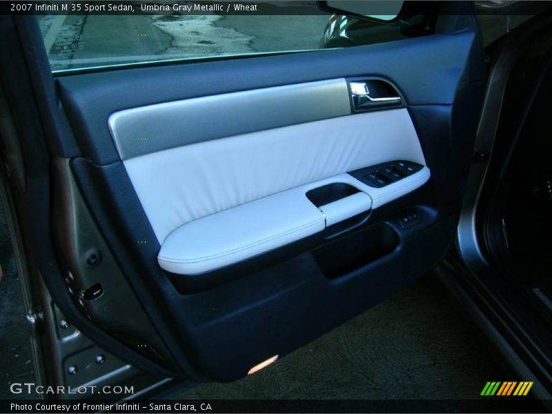 Umbria Gray Metallic / Wheat 2007 Infiniti M 35 Sport Sedan