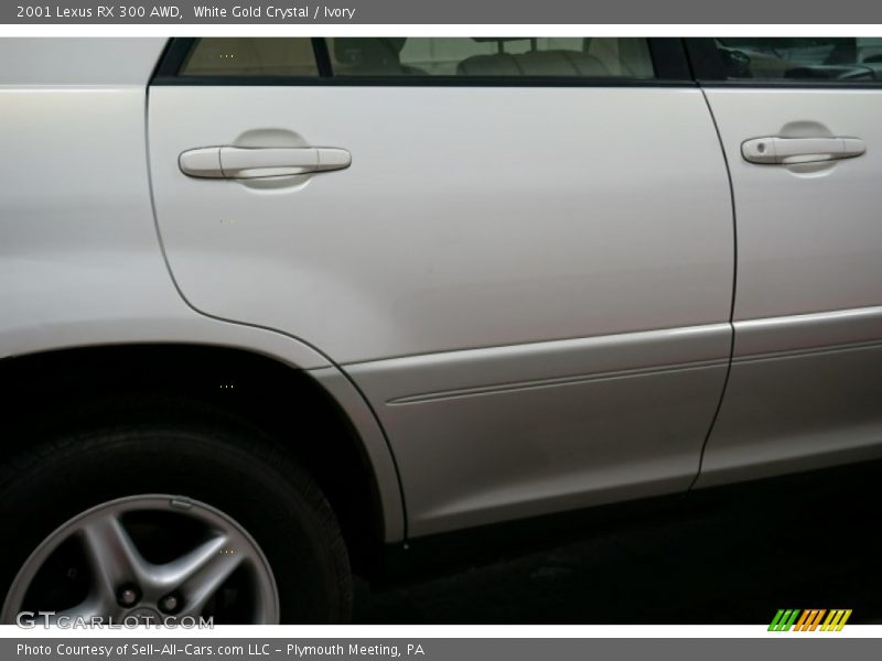 White Gold Crystal / Ivory 2001 Lexus RX 300 AWD