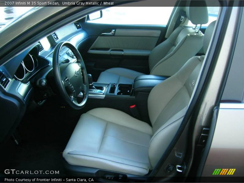 Umbria Gray Metallic / Wheat 2007 Infiniti M 35 Sport Sedan