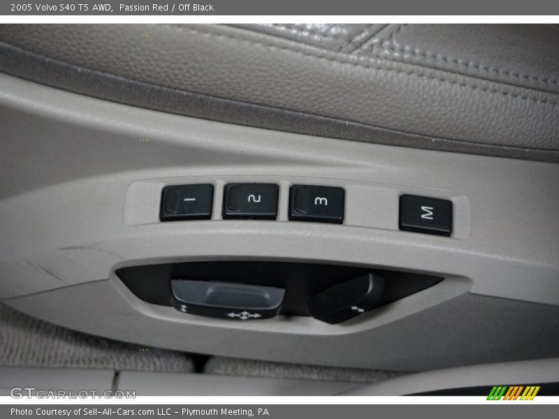 Passion Red / Off Black 2005 Volvo S40 T5 AWD