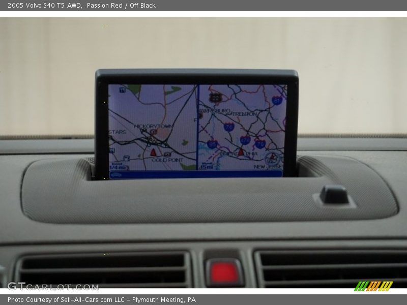 Passion Red / Off Black 2005 Volvo S40 T5 AWD