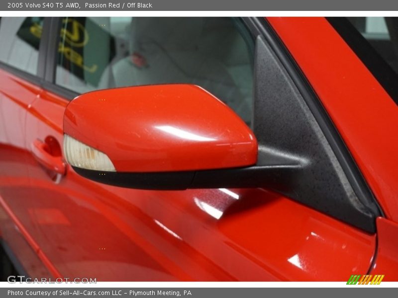 Passion Red / Off Black 2005 Volvo S40 T5 AWD