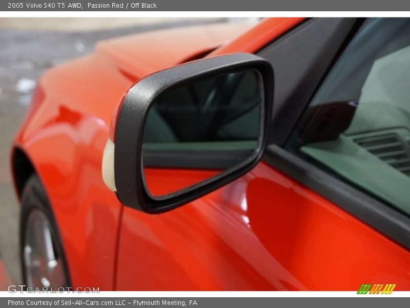 Passion Red / Off Black 2005 Volvo S40 T5 AWD