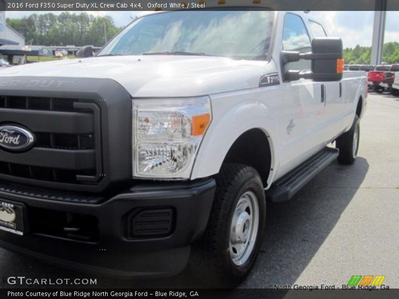 Oxford White / Steel 2016 Ford F350 Super Duty XL Crew Cab 4x4