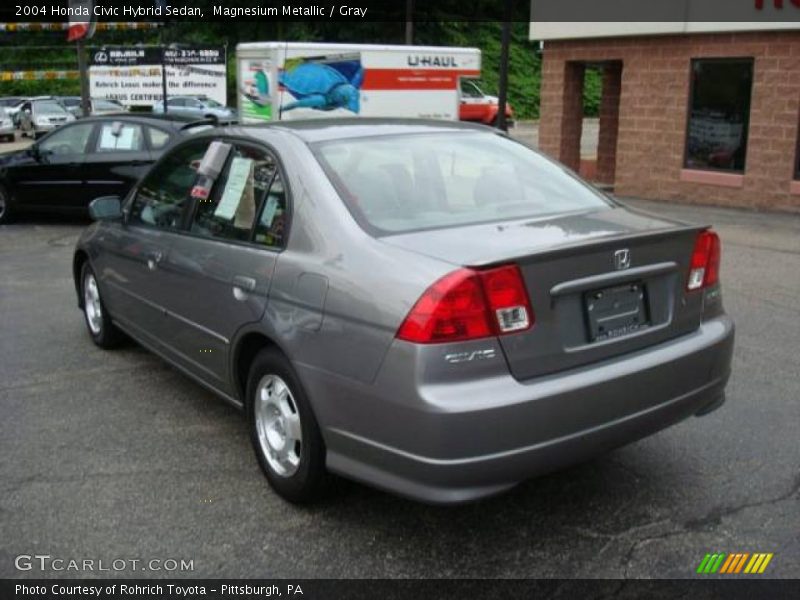 Magnesium Metallic / Gray 2004 Honda Civic Hybrid Sedan