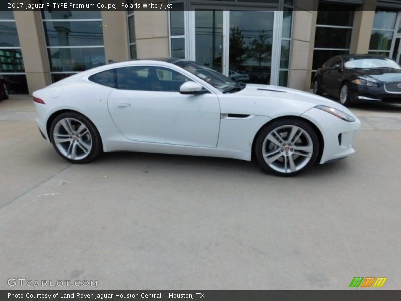 Polaris White / Jet 2017 Jaguar F-TYPE Premium Coupe