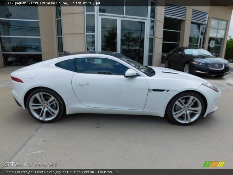Polaris White / Jet 2017 Jaguar F-TYPE Premium Coupe