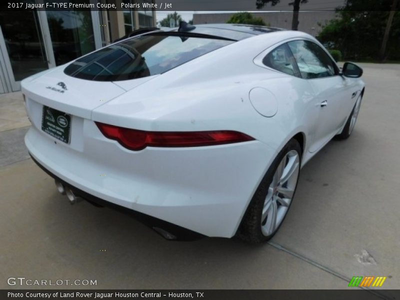 Polaris White / Jet 2017 Jaguar F-TYPE Premium Coupe