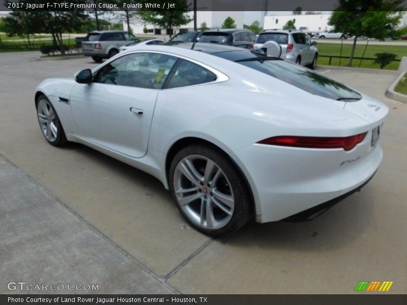 Polaris White / Jet 2017 Jaguar F-TYPE Premium Coupe